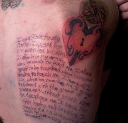 Bad Tattoos - A point for every spelling error. 